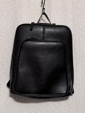 Pink Cove Black Backpack - Minimal Everyday Bag